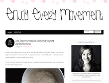 Tablet Screenshot of enjoyeverymovement.com